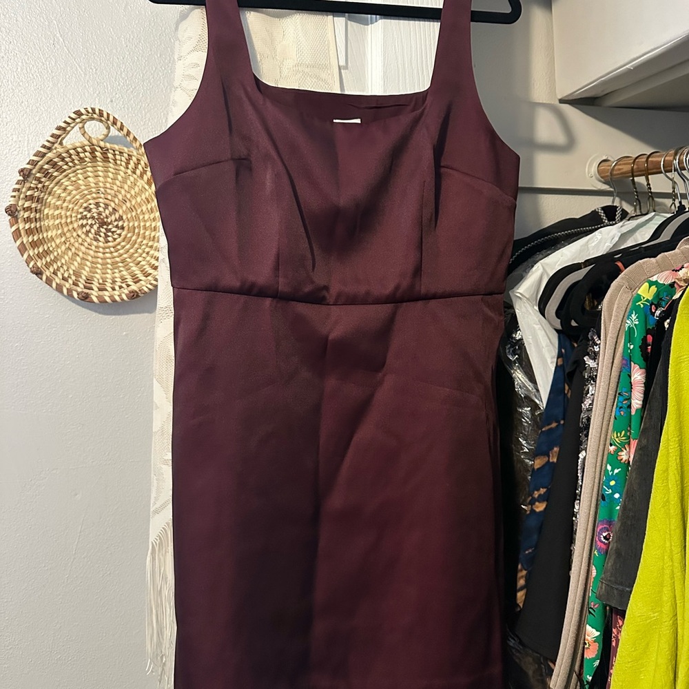 Heavy Satin Mini Dress